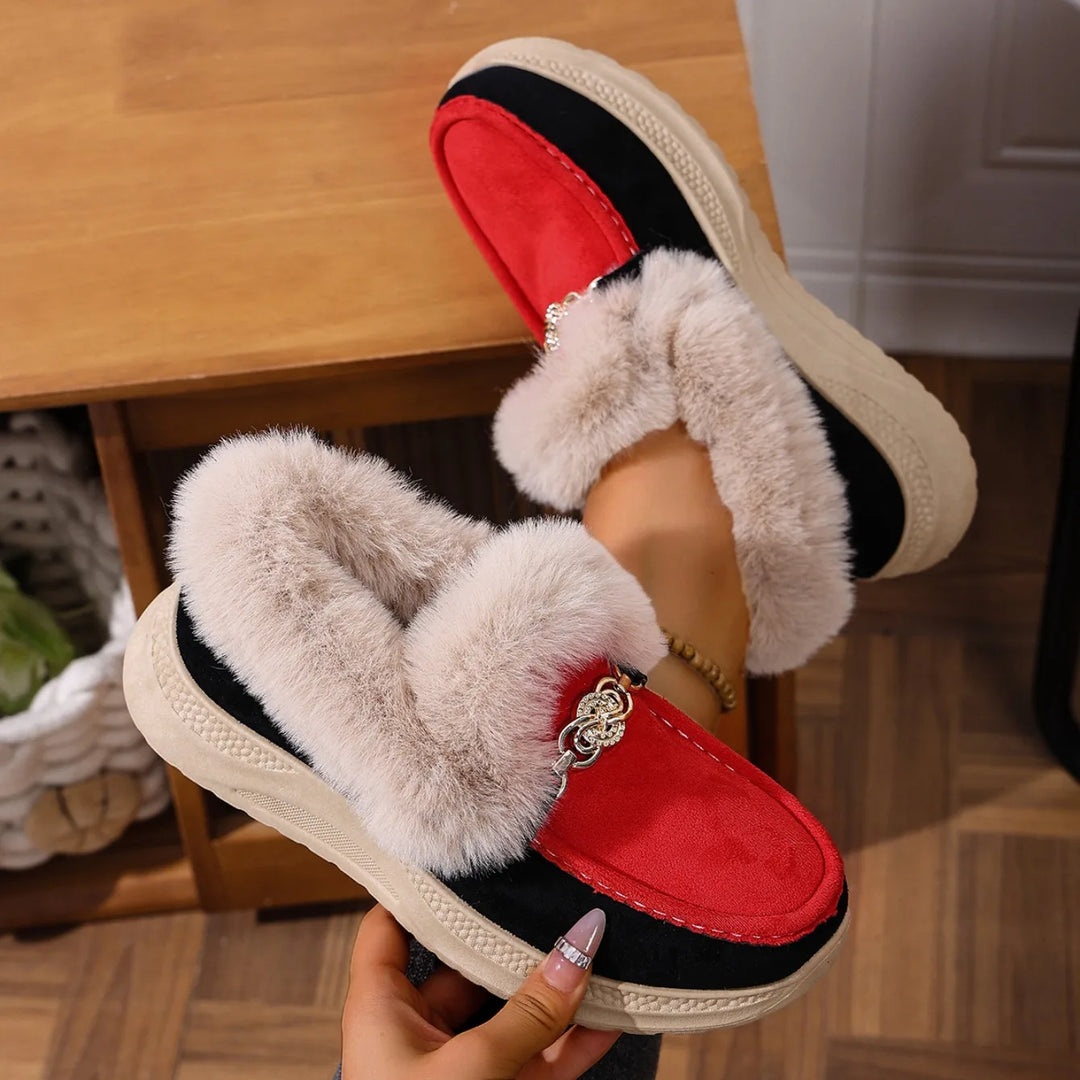 Valeria Lodge Fur Loafers