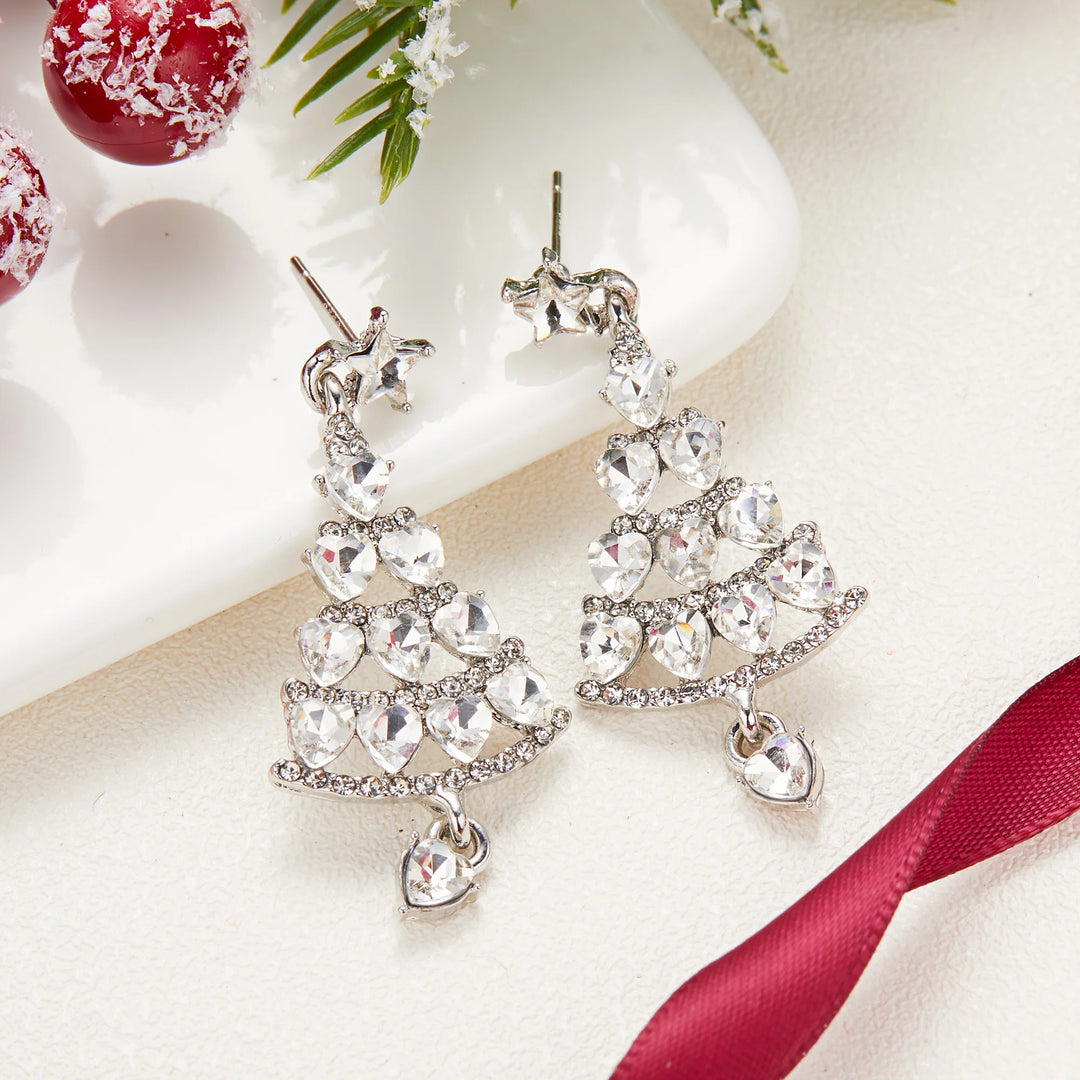 Winter Wishes Tree Drop Earrings