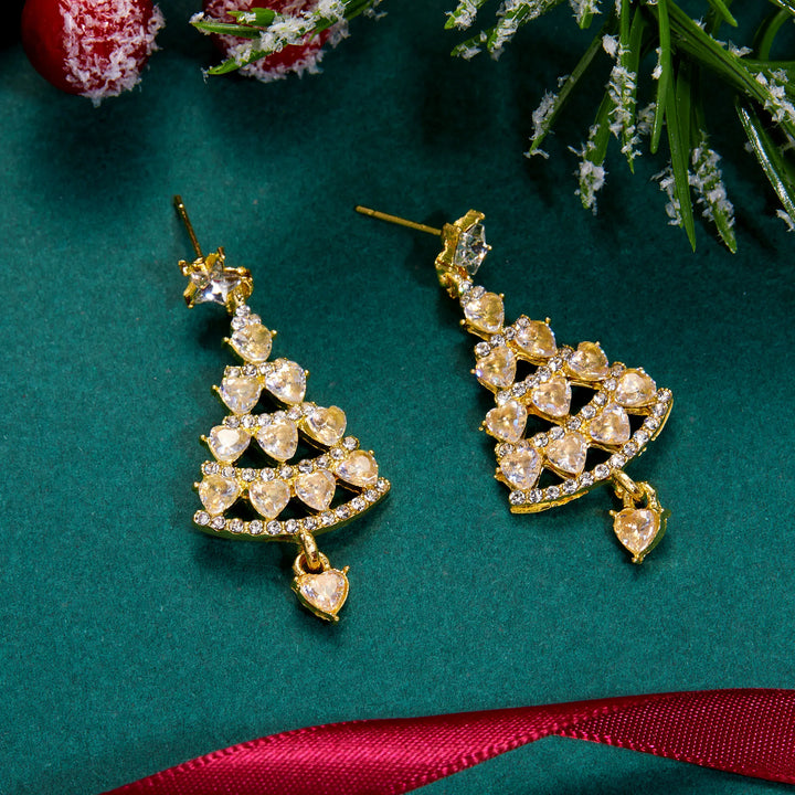 Winter Wishes Tree Drop Earrings