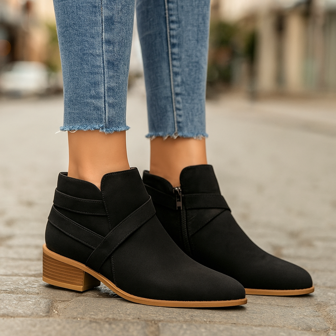 Harper Lane Cross Strap Boots