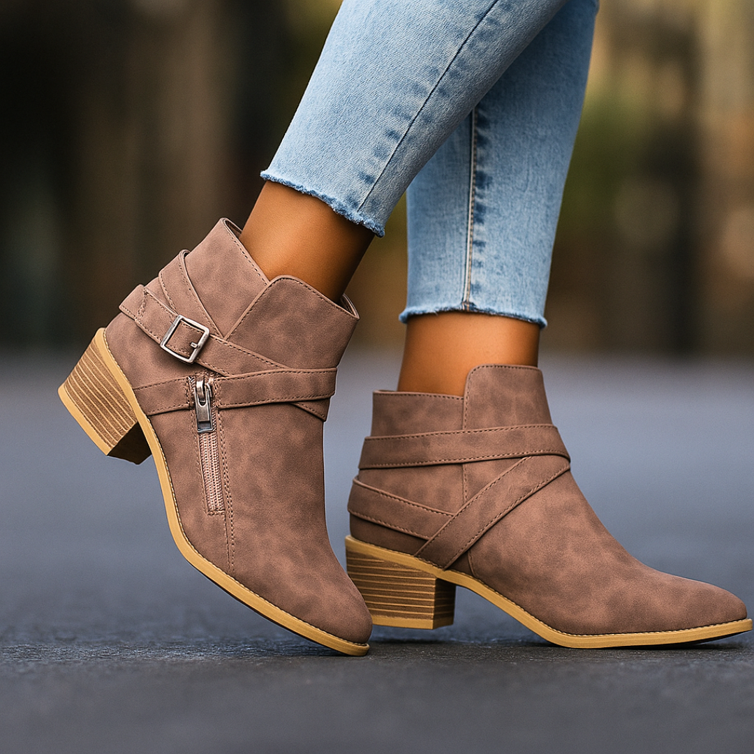 Harper Lane Cross Strap Boots