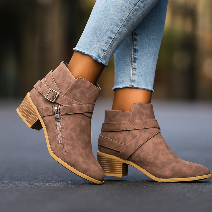 Harper Lane Cross Strap Boots