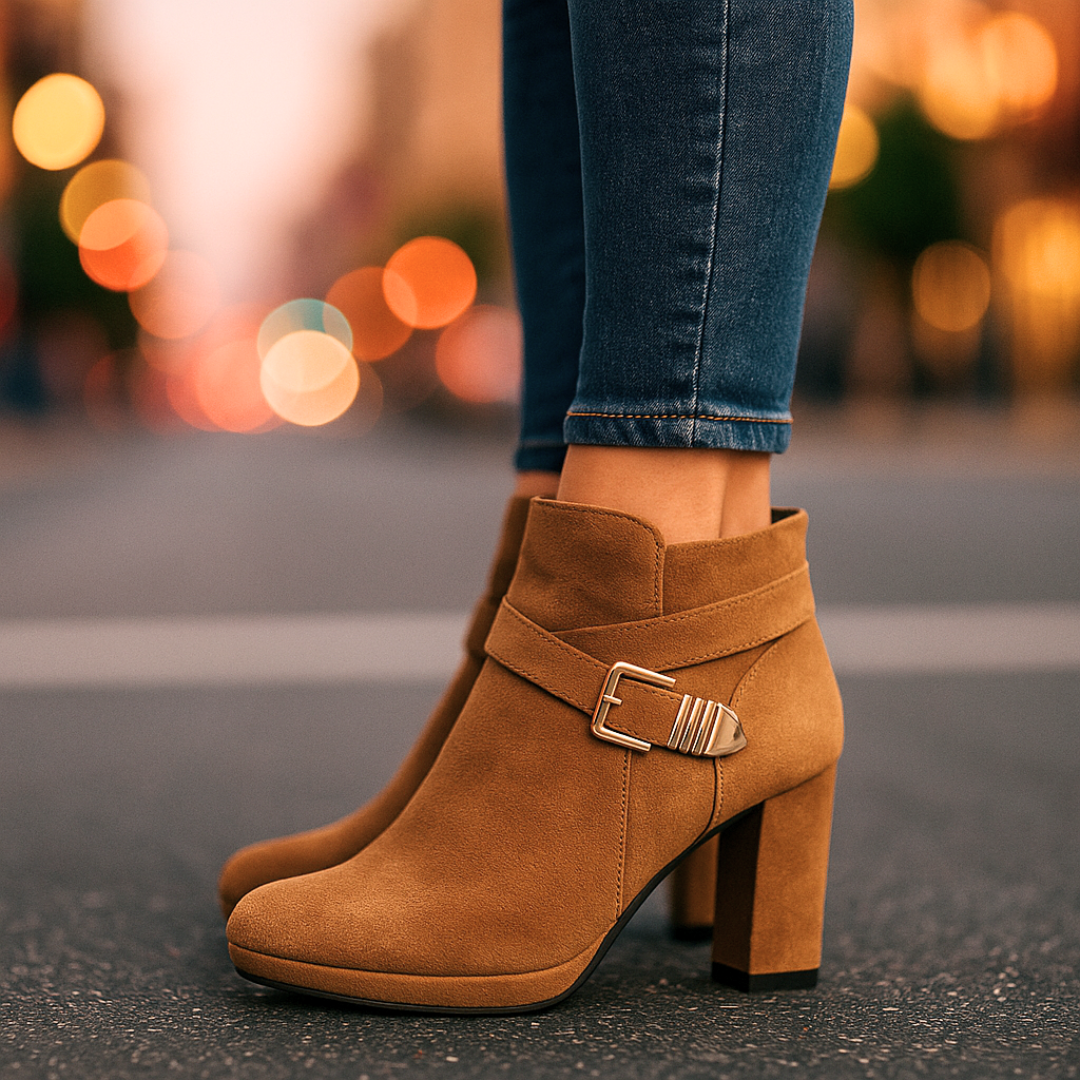 Harper Lane Suede Wrap Boots